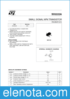 STMicroelectronics SO2222A datasheet