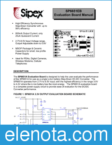 Sipex SP6651EB datasheet