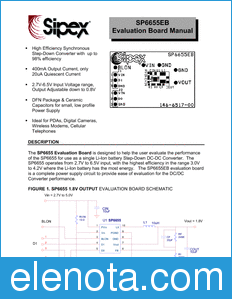 Sipex SP6655EB datasheet