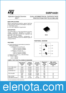 STMicroelectronics SSRP105 datasheet