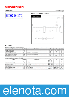 Shindengen ST02D-170 datasheet