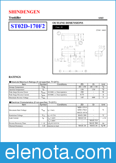 Shindengen ST02D-17F2 datasheet