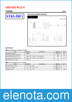 Shindengen ST03-58F datasheet
