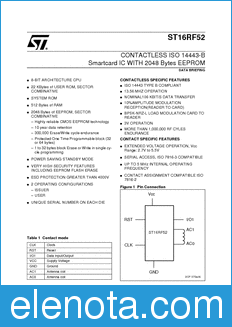 STMicroelectronics ST16RF52 datasheet