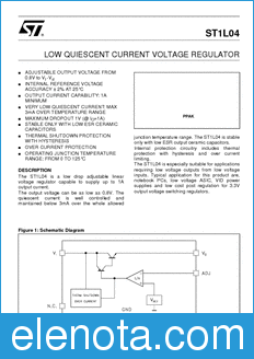 STMicroelectronics ST1L04 datasheet