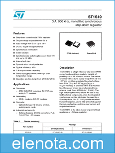 STMicroelectronics ST1S10 datasheet