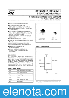 STMicroelectronics ST24FC21 datasheet