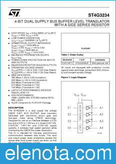 STMicroelectronics ST4G3234 datasheet