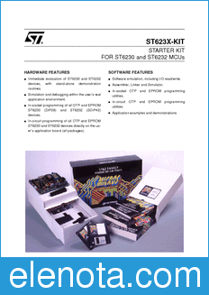 STMicroelectronics ST623X-KIT datasheet