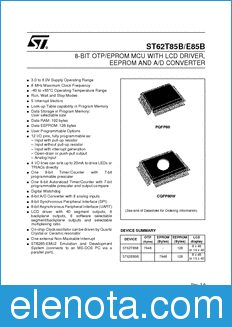 STMicroelectronics ST6285BQ1 datasheet