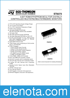 STMicroelectronics ST6373 datasheet
