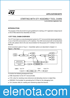 STMicroelectronics ST7 datasheet