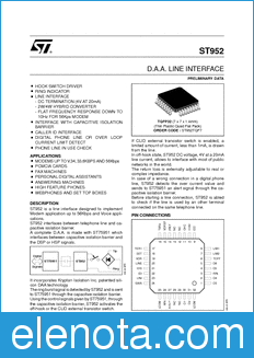 STMicroelectronics ST952 datasheet