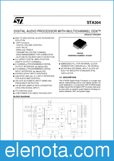 STMicroelectronics STA304 datasheet