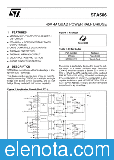 STMicroelectronics STA506 datasheet