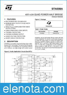STMicroelectronics STA508A datasheet