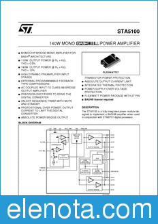 STMicroelectronics STA5100 datasheet
