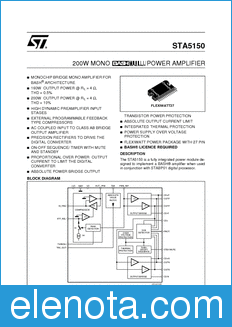 STMicroelectronics STA5150 datasheet