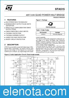 STMicroelectronics STA515 datasheet