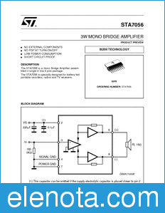 STMicroelectronics STA7056 datasheet