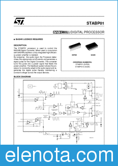 STMicroelectronics STABP01 datasheet