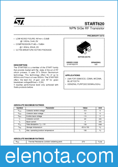 STMicroelectronics START620 datasheet