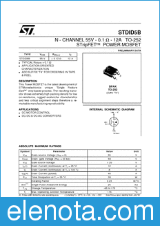 STMicroelectronics STDID5B datasheet