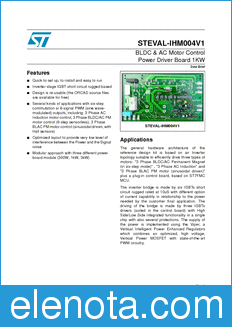 STMicroelectronics STEVAL-IHM004V1 datasheet