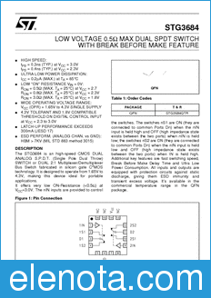 STMicroelectronics STG3684 datasheet