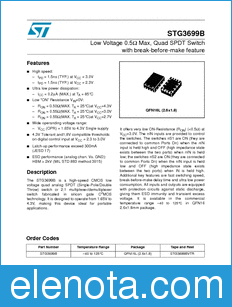 STMicroelectronics STG3699B datasheet