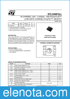 STMicroelectronics STL35NF3LL datasheet