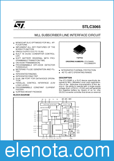 STMicroelectronics STLC3065QTR datasheet