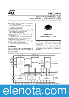 STMicroelectronics STLC30R80 datasheet