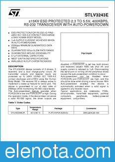STMicroelectronics STLV3243EB datasheet