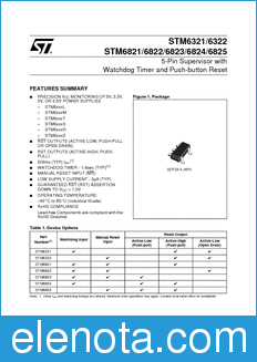 STMicroelectronics STM6321 datasheet