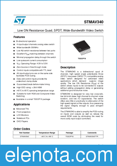 STMicroelectronics STMAV340 datasheet