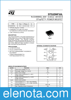 STMicroelectronics STS2DNF30L datasheet