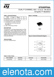 STMicroelectronics STS3DPF60L datasheet