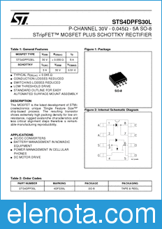 STMicroelectronics STS4DPFS30L datasheet