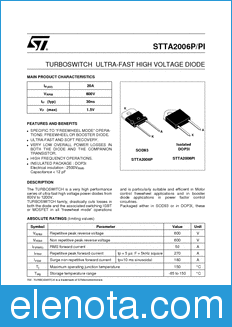 STMicroelectronics STTA2006 datasheet