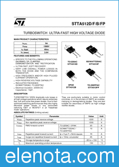 STMicroelectronics STTA512 datasheet
