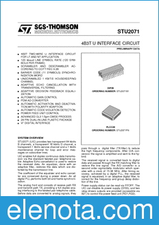 STMicroelectronics STU2071B1 datasheet