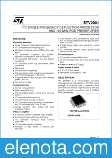 STMicroelectronics STV2001 datasheet