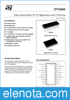 STMicroelectronics STV6688 datasheet
