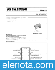 STMicroelectronics STV8225 datasheet