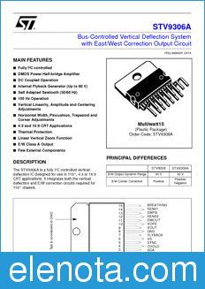 STMicroelectronics STV9306A datasheet