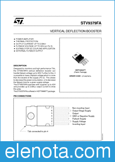 STMicroelectronics STV9379FA datasheet