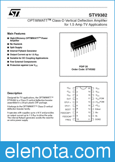 STMicroelectronics STV9382 datasheet