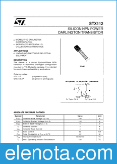STMicroelectronics STX112 datasheet