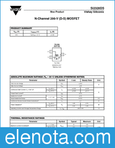 Vishay Si2320DS datasheet